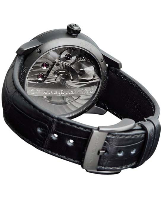 Maurice Lacroix Maurice Lacroix Masterpiece Gravity MP6118-PVB01-330-1, masterpiece швейцария мужские часы на браслете кожаный боковой вид