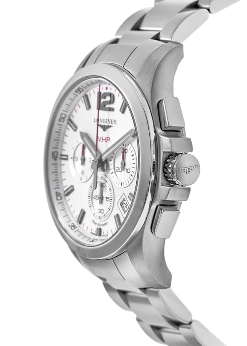 Longines Longines Conquest V.H.P.  L3.717.4.76.6 , наручные мужские часы фото под углом