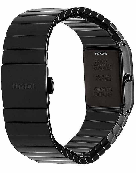 Rado Rado Ceramica Diamonds R21702732, ceramica швейцария женские часы на браслете керамика боковой вид
