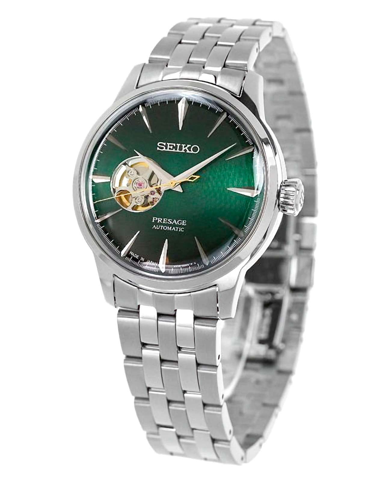 Seiko SSA441J1 мужские часы застежка крупным планом