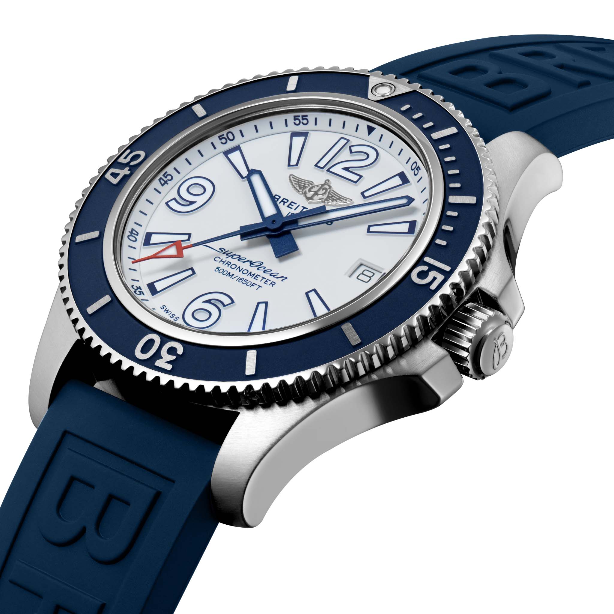 Breitling Breitling Superocean Automatic 42 A17366D81A1S2 , наручные мужские часы фото под углом