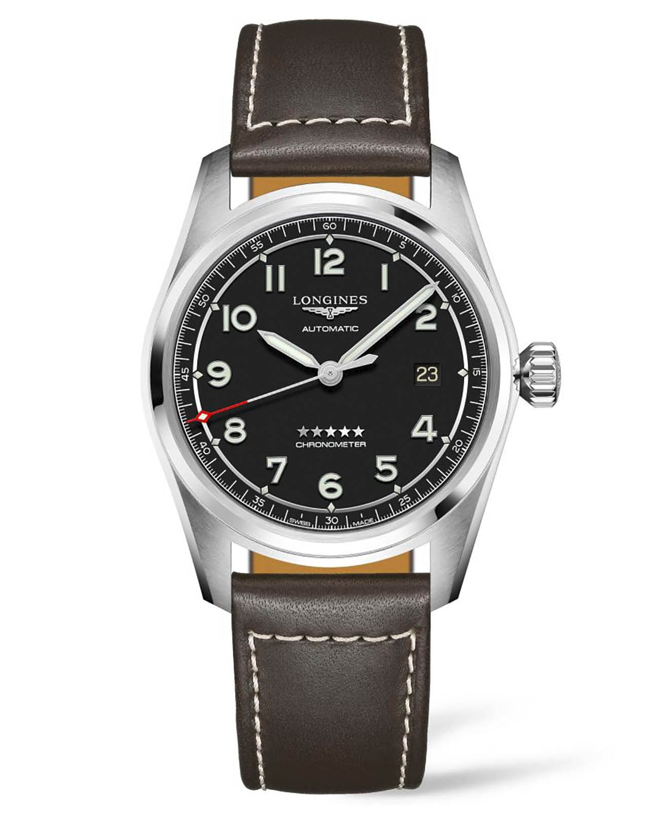 Longines Longines Spirit Prestige Edition L3.810.4.53.9, spirit швейцария мужские часы на браслете нержавеющая сталь боковой вид