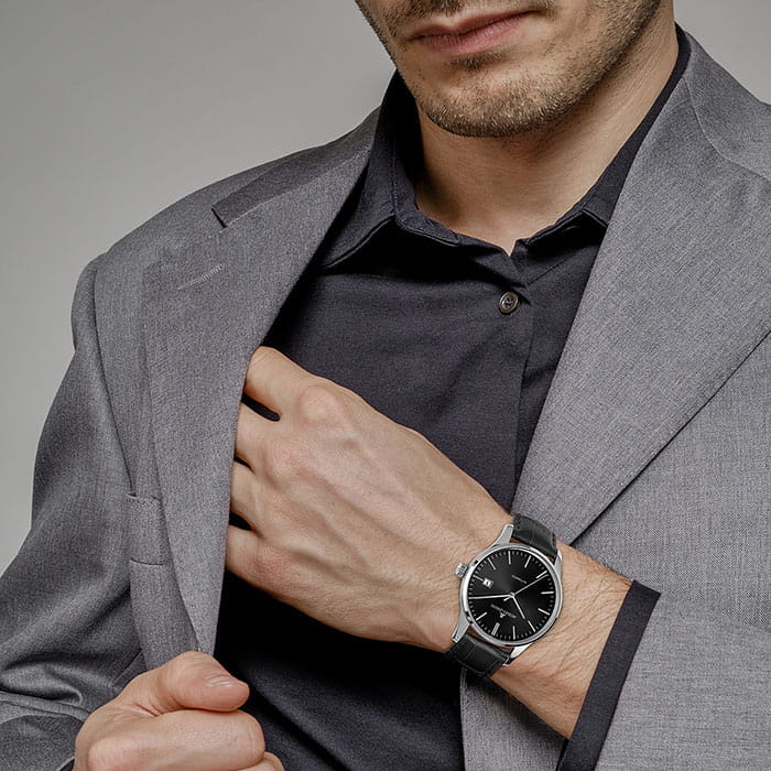 Jacques Lemans Jacques Lemans London 1-2073A мужские часы черный циферблат на запястье