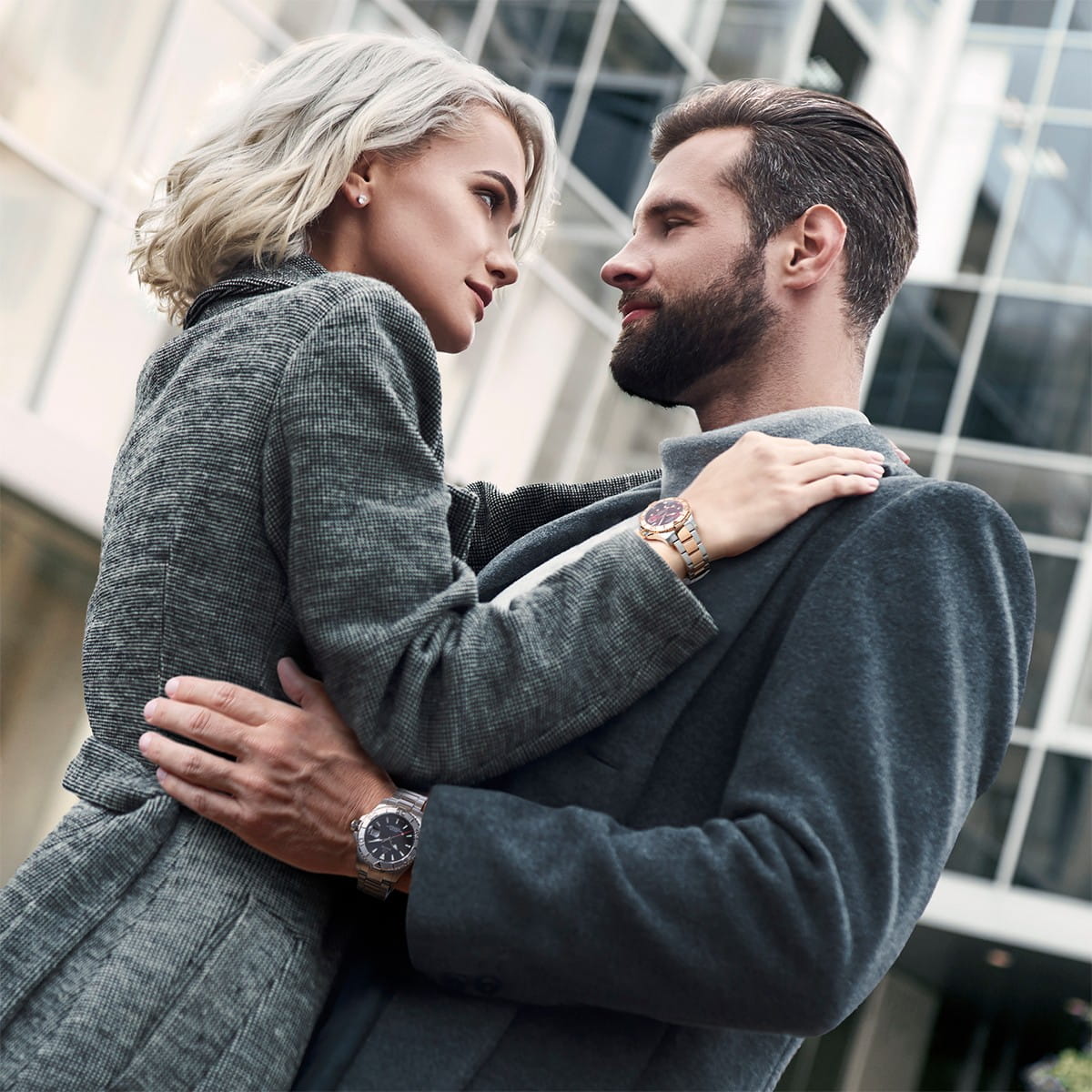 Jaguar Jaguar Couple Diver J969/3,  швейцария мужские часы на браслете нержавеющая сталь боковой вид