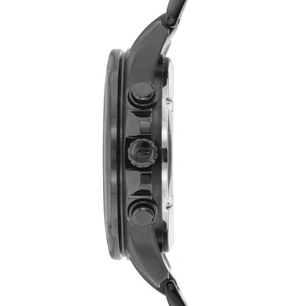 Casio Casio Edifice EFR-534RBK-1A, edifice япония мужские часы на браслете сталь с ip покрытием боковой вид