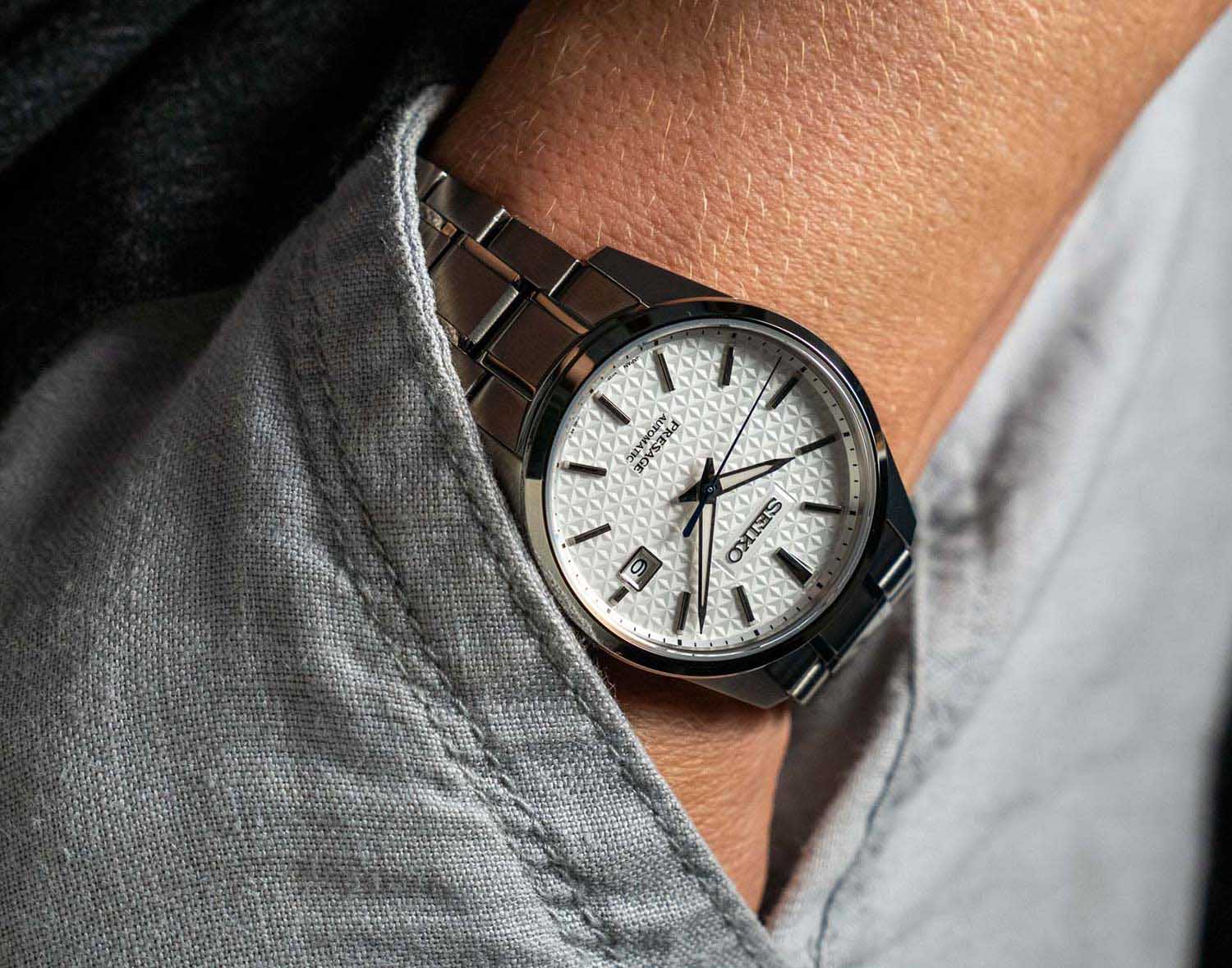 Seiko Seiko Presage Sharp Edged Series SPB165 Sharp Edged - задняя крышка металл сталь корпуса, япония часы