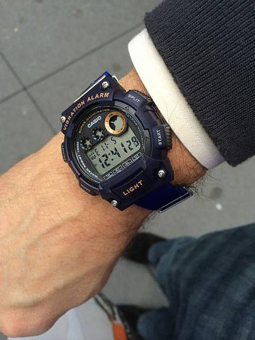 Casio Casio Collection W-735H-2AVDF (W-735H-2A) мужские часы серый циферблат на запястье