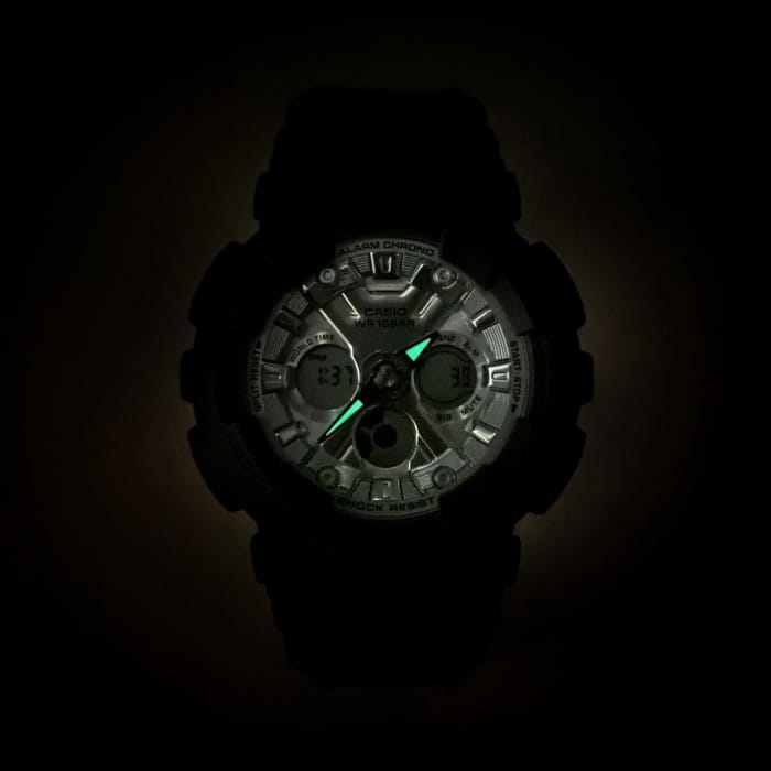 Casio BA-130SW-5A женские часы застежка крупным планом