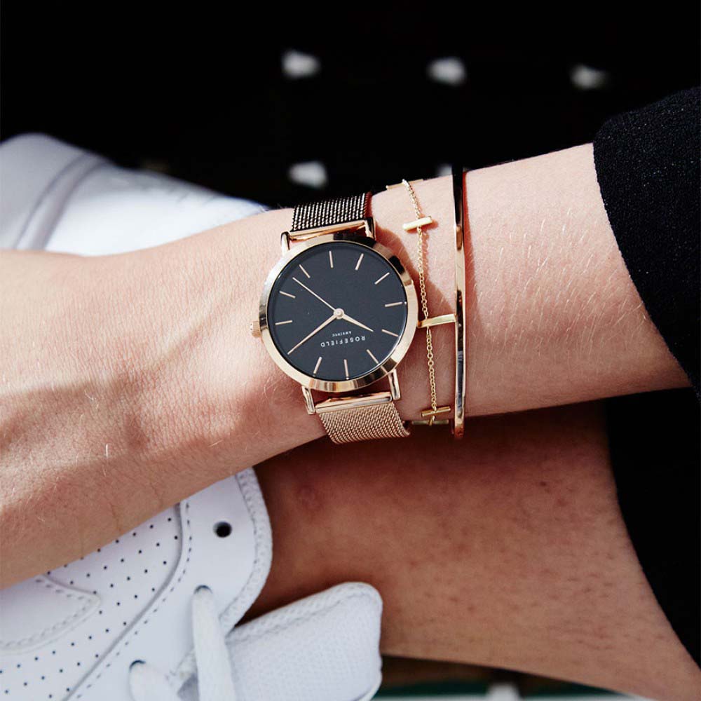 Rosefield TBR-T59 женские часы застежка крупным планом