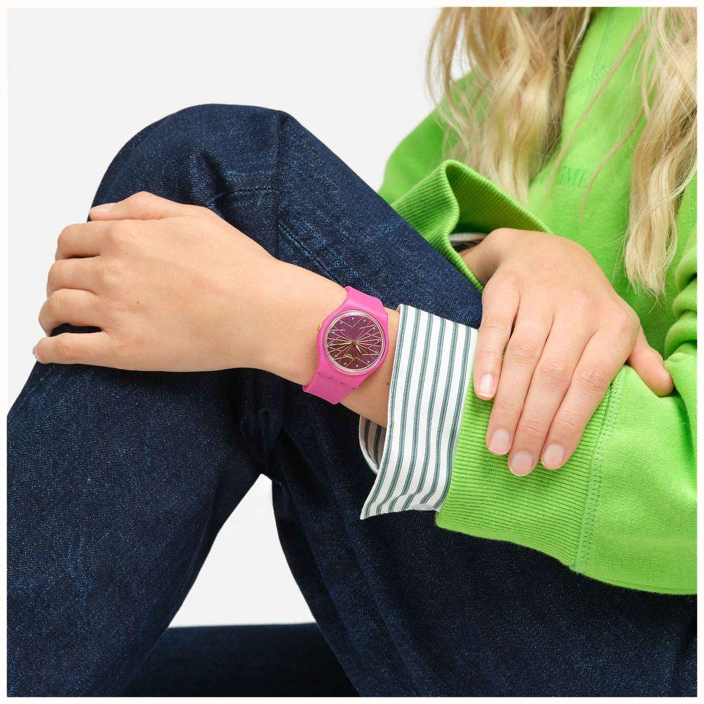Swatch Swatch Gent Biosourced Standard SO28P110 женские часы цветной циферблат на запястье