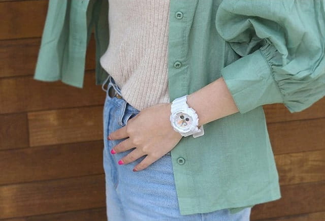 Casio Casio Baby-G BA-120T-7A , наручные женские часы фото под углом