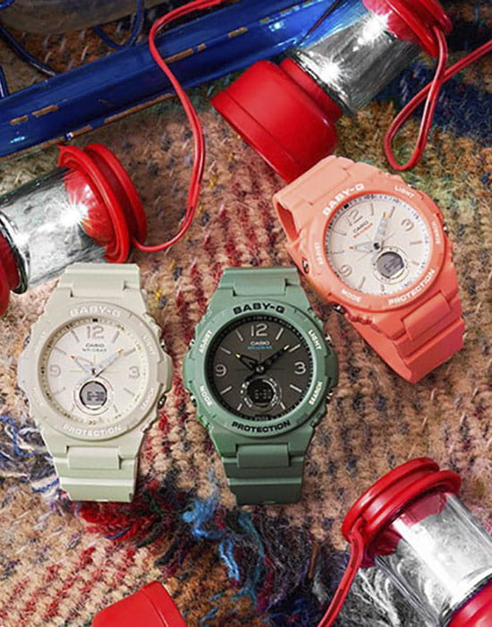 Casio Casio Baby-G BGA-260-3A женские часы серый циферблат на запястье