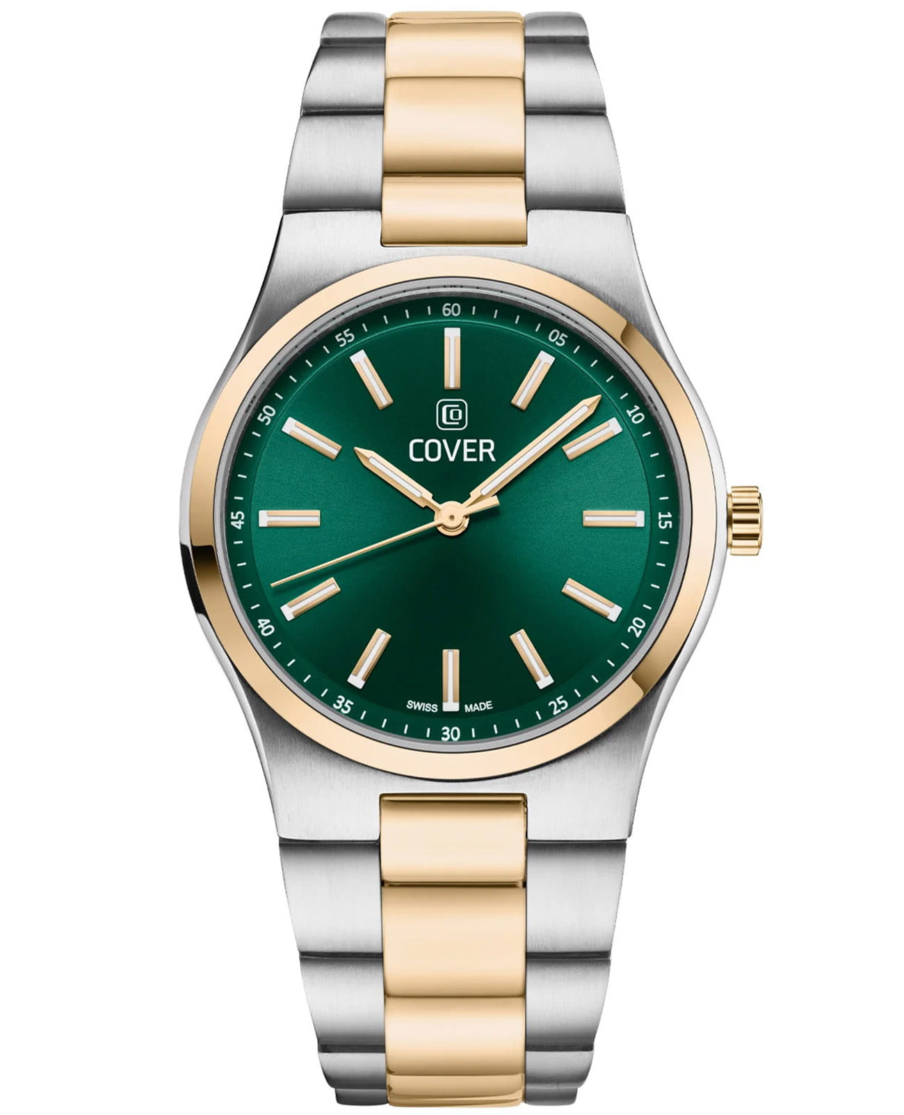 Cover Cover Bracelet CO219.05  CO219.05 кварцевые женские часы зеленый циферблат, браслет нержавеющая сталь с pvd-покрытием — вид спереди