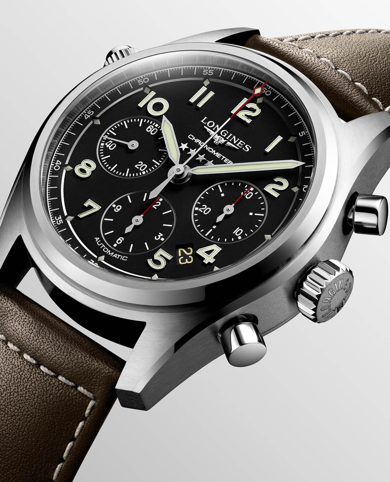 Longines Longines Spirit L3.820.4.53.0  - задняя крышка сталь корпуса, швейцария часы