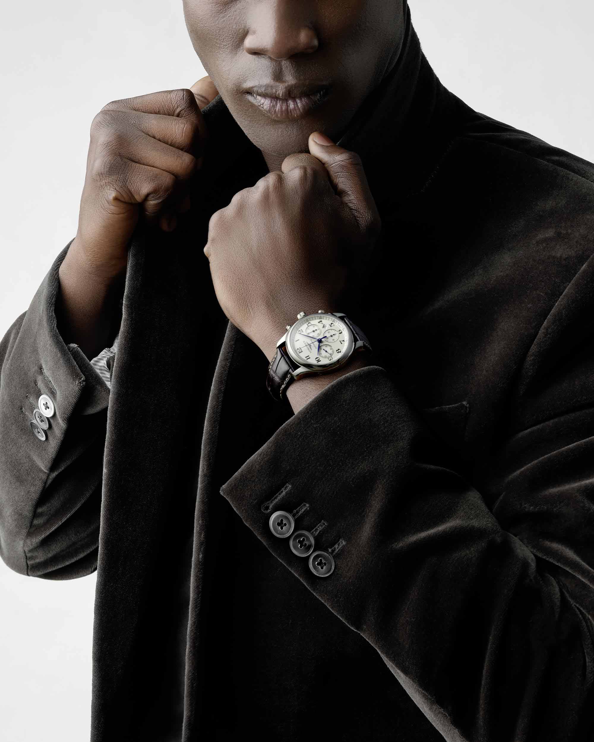 Оригинальные часы Longines Longines Master Collection L2.759.4.78.3 механические калибр механизма l688 (на основе eta a08.l01) общий вид