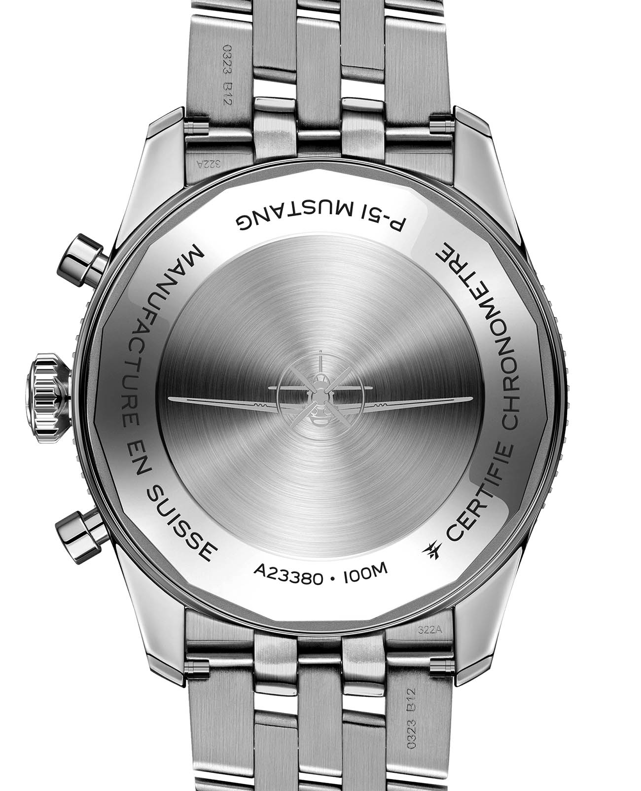 Оригинальные часы Breitling Breitling Classic Avi Chronograph 42 P-51 Mustang A233803A1B1A1 механические калибр механизма breitling 23 общий вид