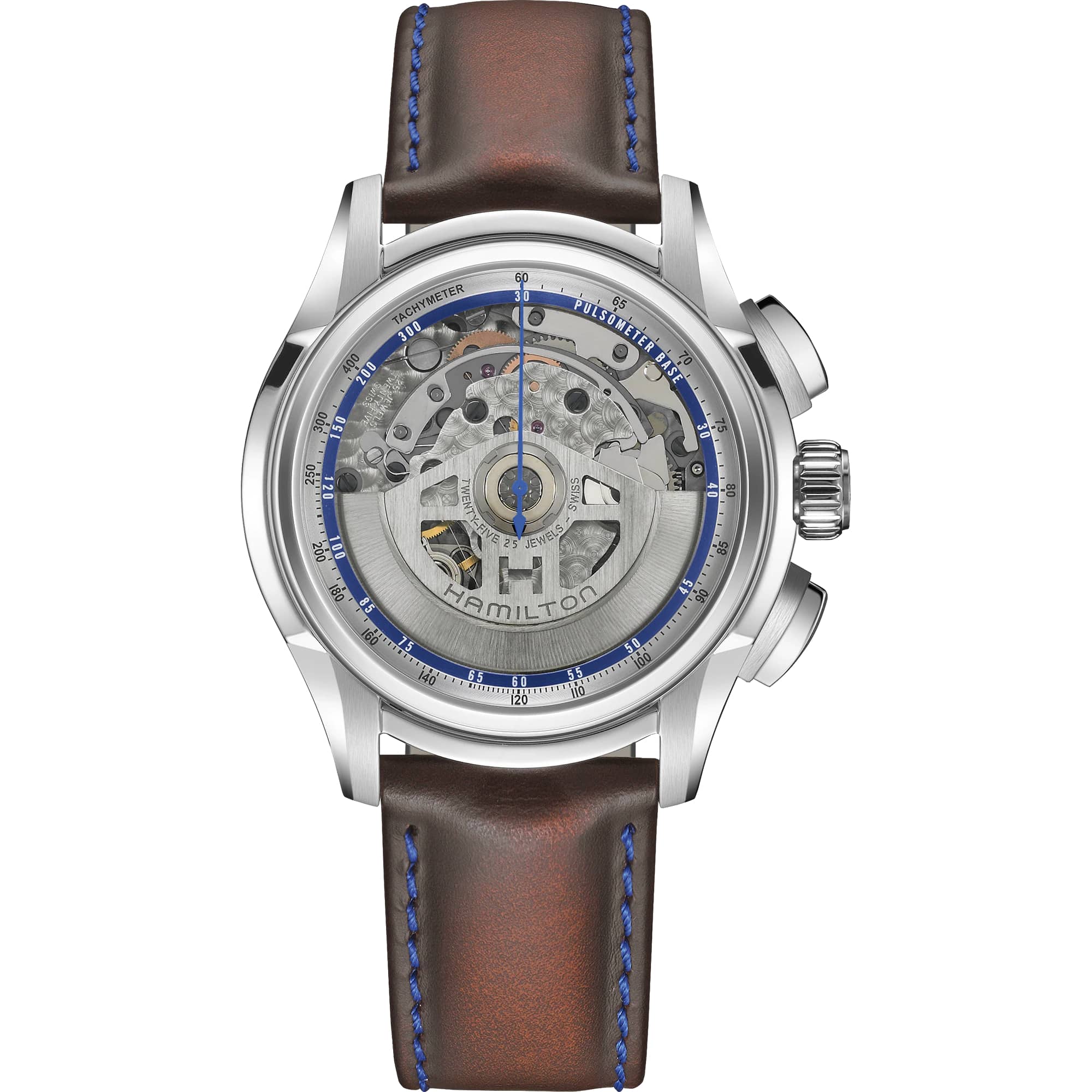 Оригинальные часы Hamilton Hamilton Jazzmaster Face 2 Face III Limited Edition H32876550 механические калибр механизма h-41 общий вид