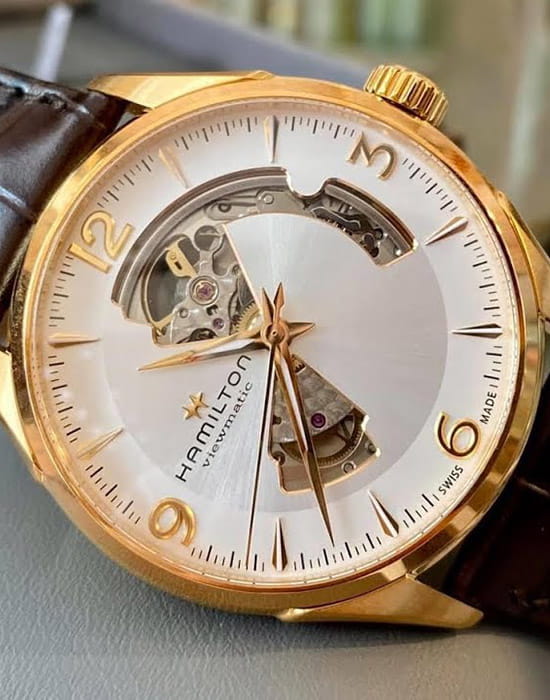 Hamilton Hamilton Jazzmaster Open Heart Auto H32735551 мужские часы белый циферблат на запястье