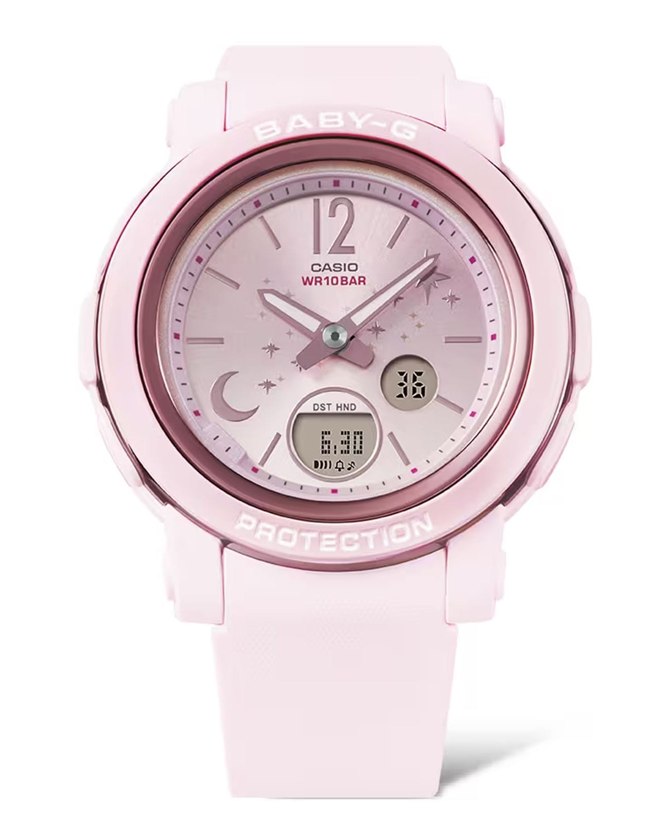 Casio Casio Baby-G BGA-290DS-4A, g-shock япония женские часы на браслете пластик боковой вид