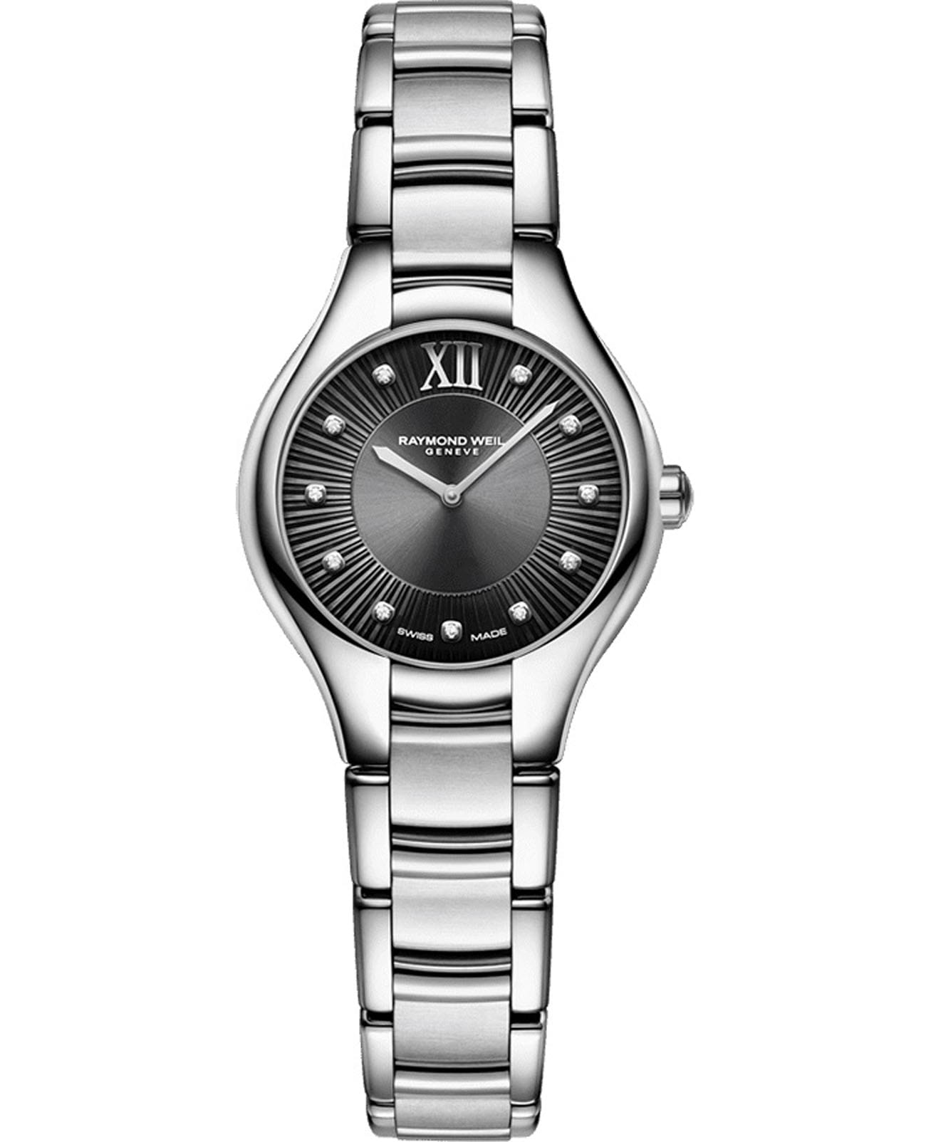 Raymond Weil Raymond Weil Noemia 5124-ST-60181  5124-ST-60181 кварцевые женские часы синий циферблат, браслет нержавеющая сталь — вид спереди