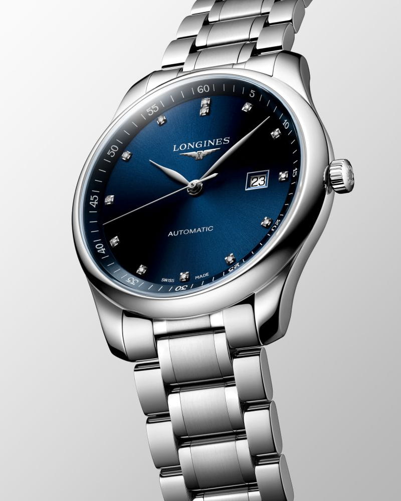 Longines Longines Master Collection L2.893.4.97.6, master collection швейцария мужские часы на браслете нержавеющая сталь боковой вид