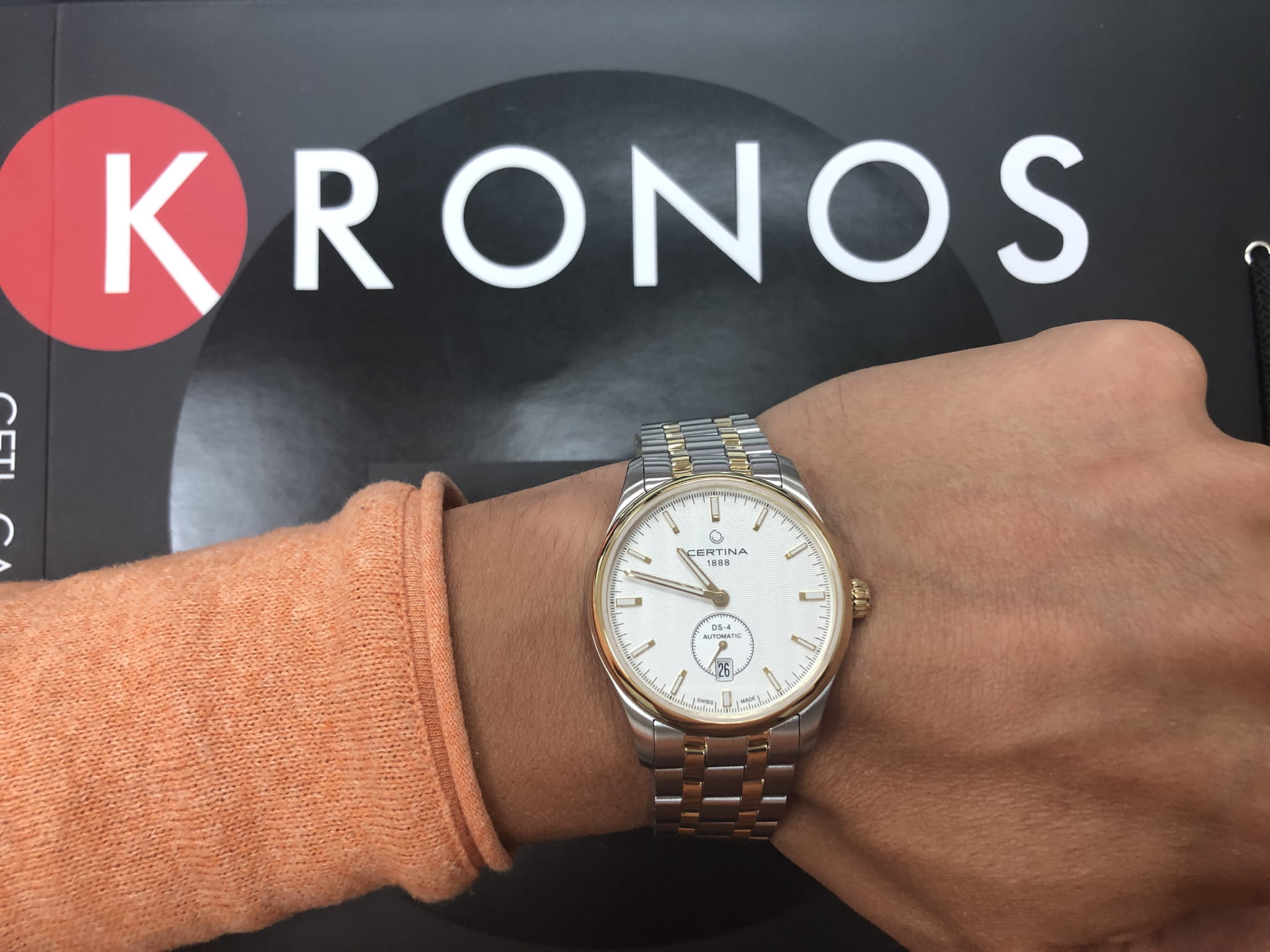 Certina Certina DS-4 Automatic C022.428.22.031.00  - задняя крышка сталь металл корпуса, швейцария часы