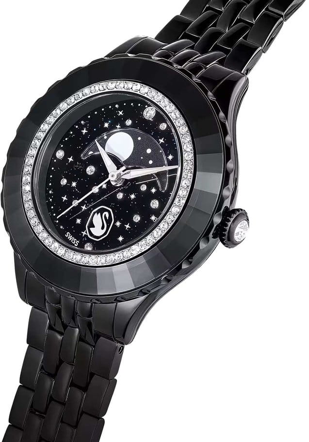 Оригинальные часы Swarovski Swarovski Octea Moon 5677497 кварцевые калибр механизма  общий вид
