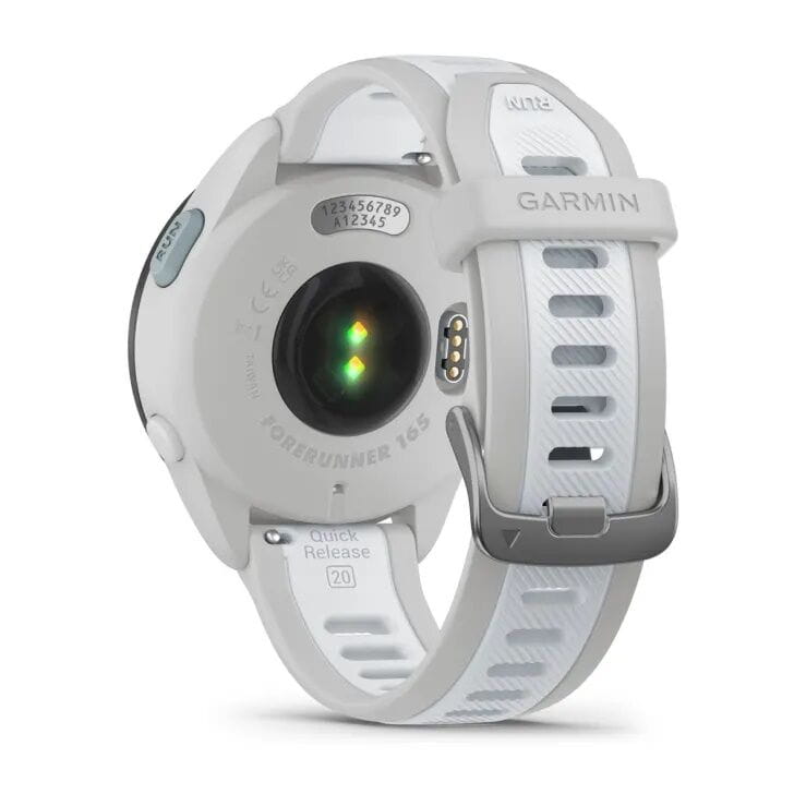 Garmin Garmin Forerunner 165 White 010-02863-21 , наручные мужские часы фото под углом