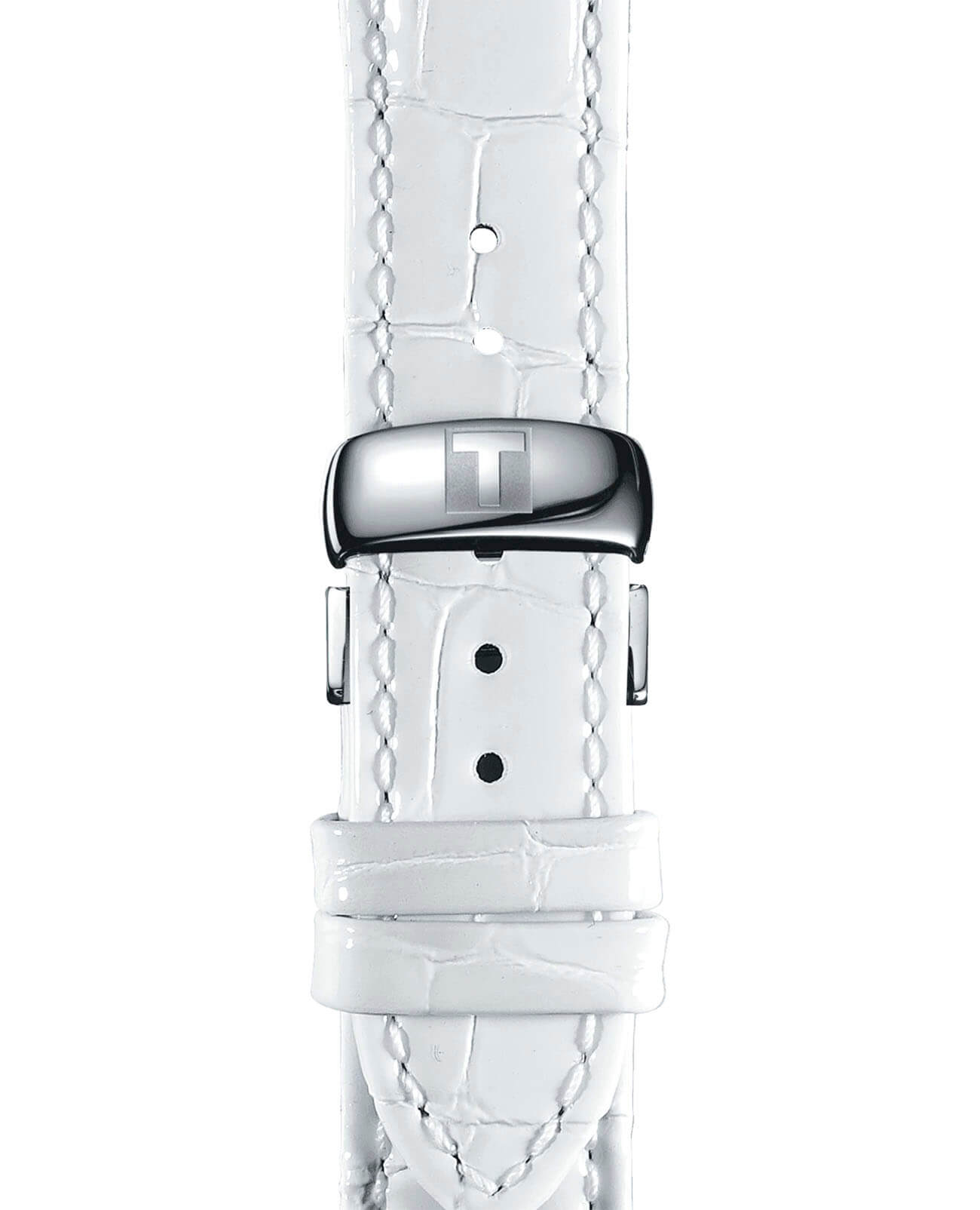 Tissot Tissot Couturier Lady T035.210.16.031.00 кварцевые женские часы часы крупный план белый циферблата