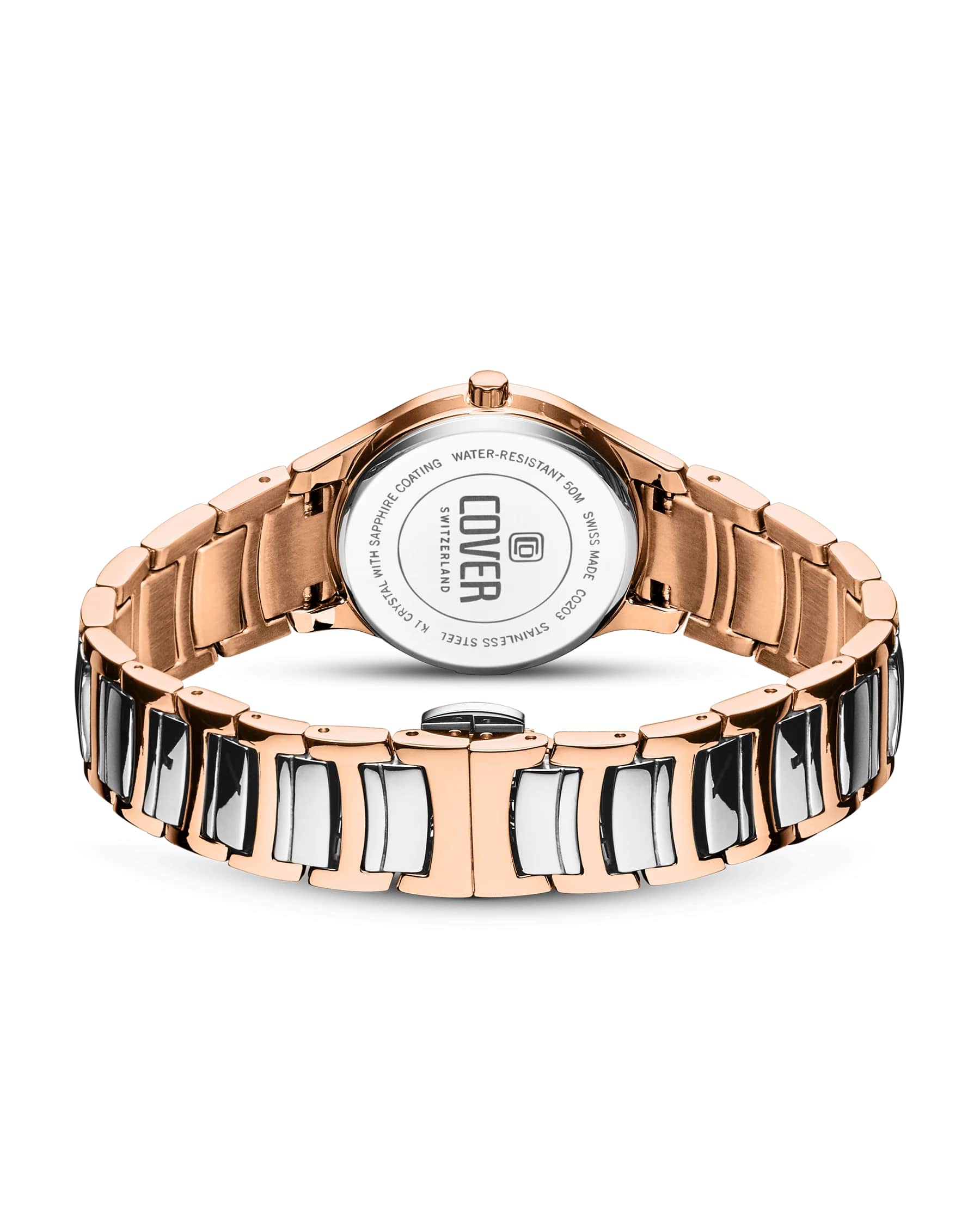 Cover Cover Sandara CO203.05,  швейцария женские часы на браслете нержавеющая сталь с pvd-покрытием боковой вид