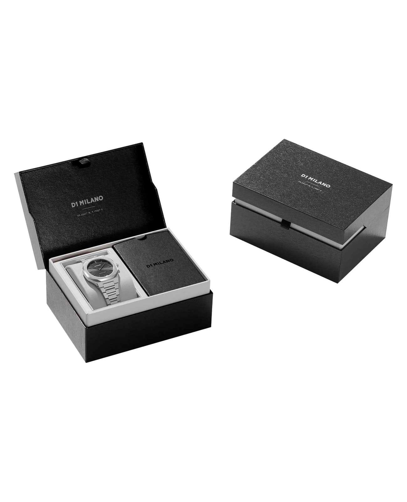 D1 Milano D1 Milano Ultra Thin UTBL05 женские часы серый циферблат на запястье