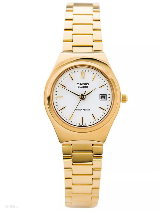 Casio Casio Collection LTP-1170N-7A  LTP-1170N-7A кварцевые женские часы серебристый циферблат, браслет нержавеющая сталь с pvd-покрытием — вид спереди