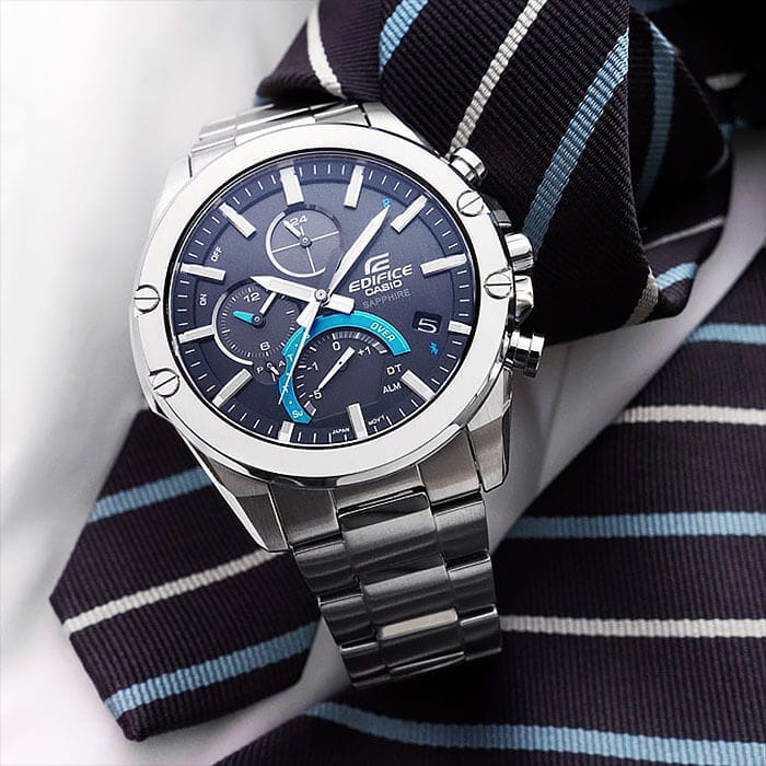 Casio Casio Edifice EQB-1000D-1A спортивные наручные часы, вид спереди