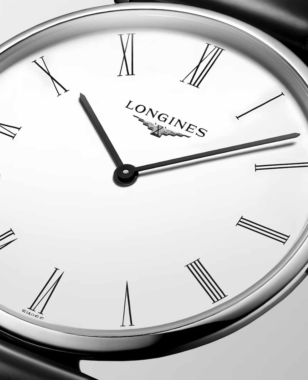 Longines Longines La Grande Classique L4.755.4.11.2 кварцевые женские часы часы крупный план белый циферблата