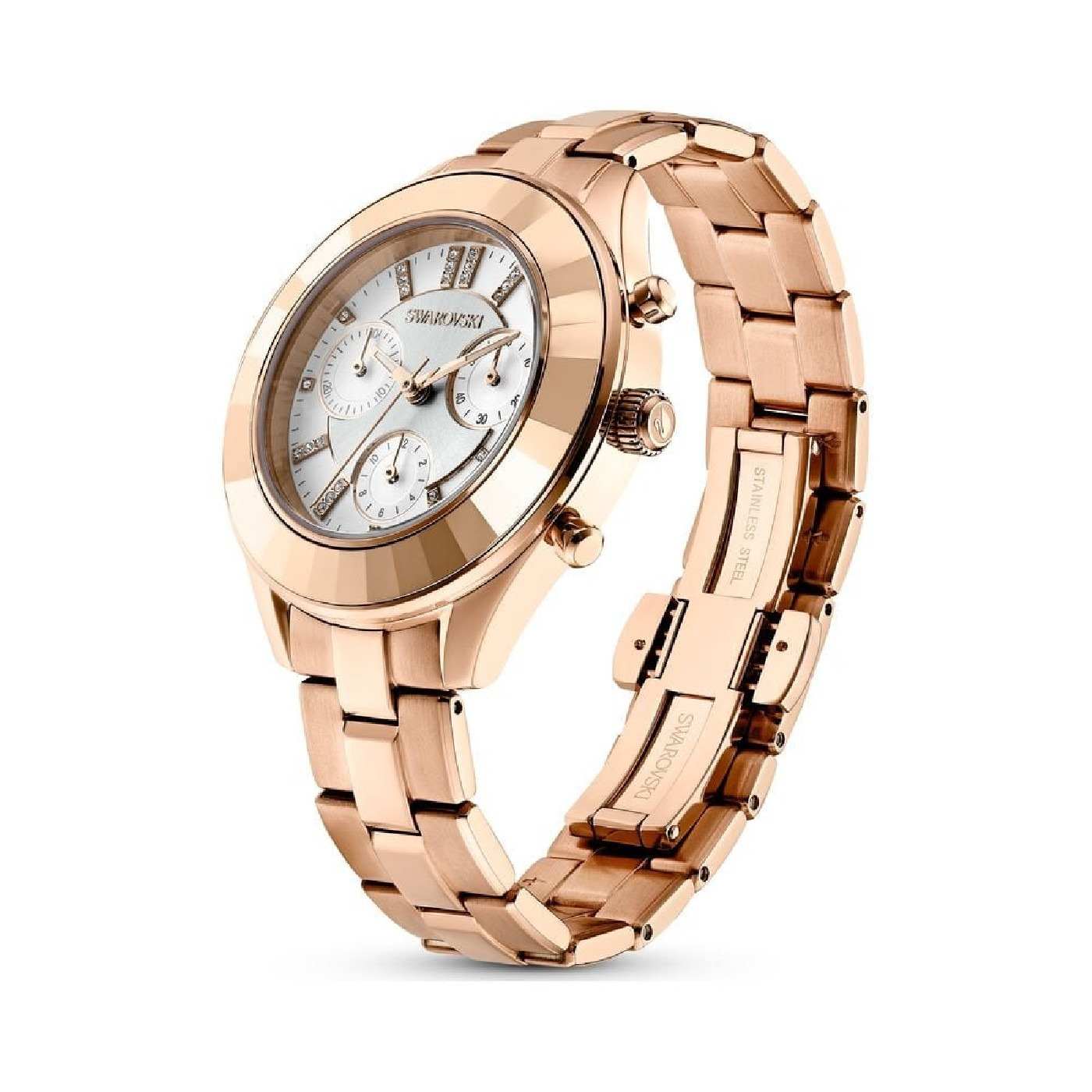 Swarovski Swarovski Octea Lux Sport 5612194 кварцевые женские часы часы крупный план серебристый циферблата