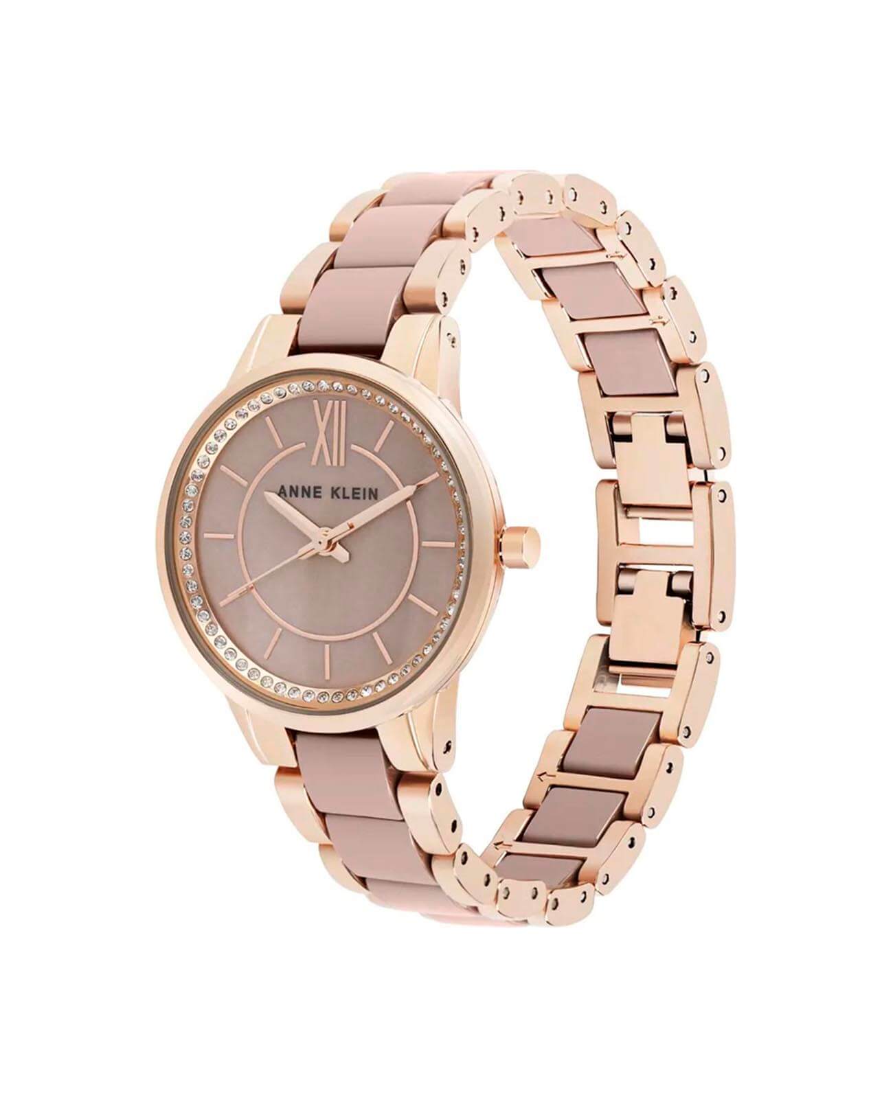 Anne Klein Anne Klein Ceramics  3344TPRG , наручные женские часы фото под углом