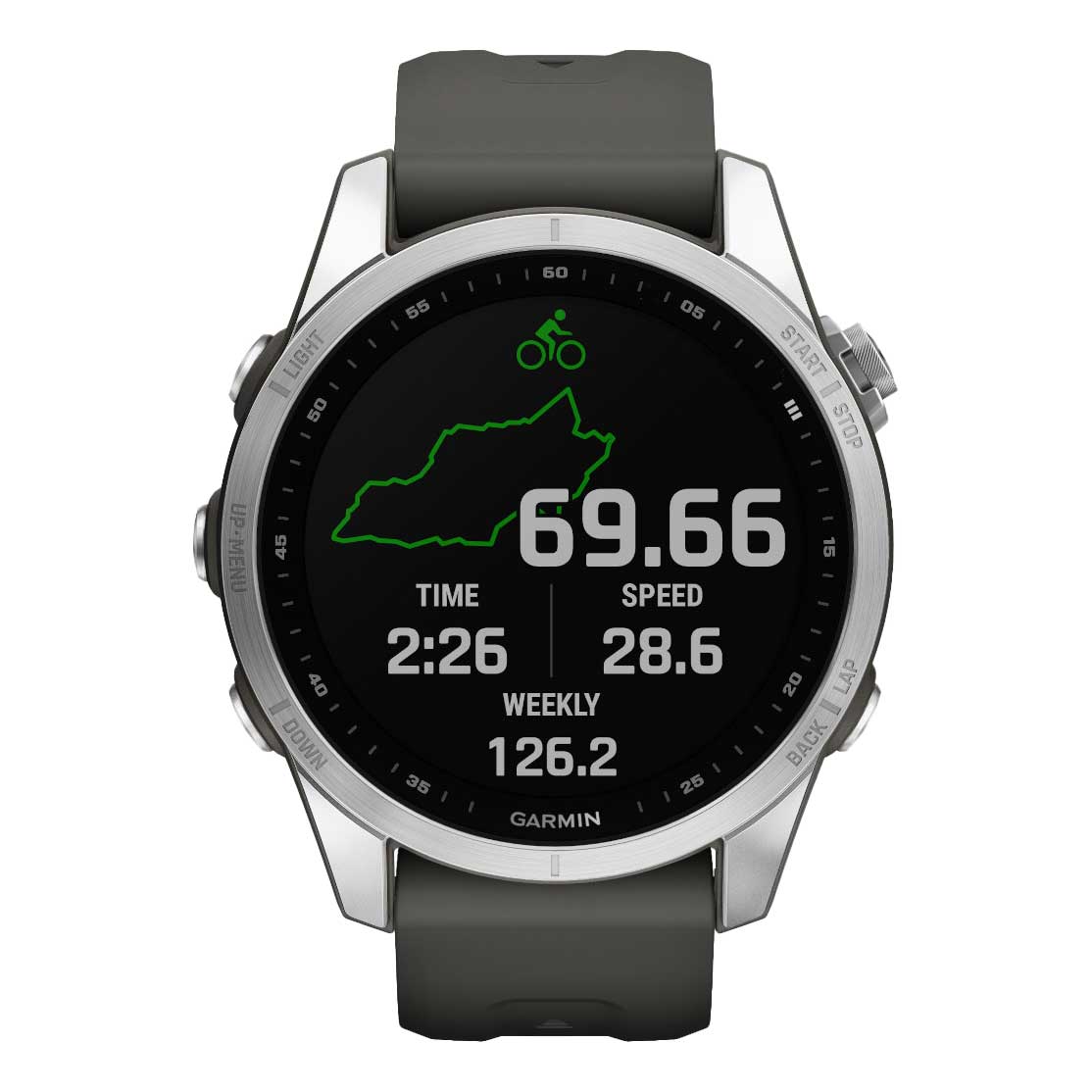 Garmin Garmin Fenix 7s 010-02539-01  - задняя крышка пластик сталь металл корпуса, сша часы