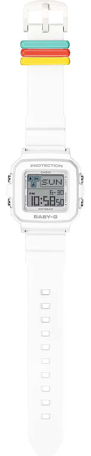 Casio Casio Baby-G BGD-10L-7 женские часы антрацитовый циферблат на запястье