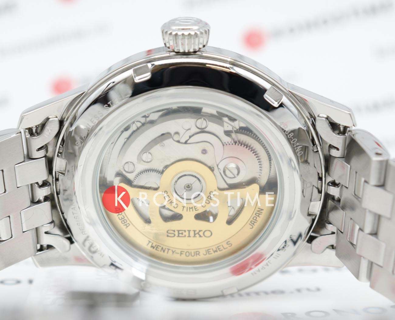 Оригинальные часы Seiko Seiko Presage SSA441J1 механические калибр механизма 4r38 общий вид