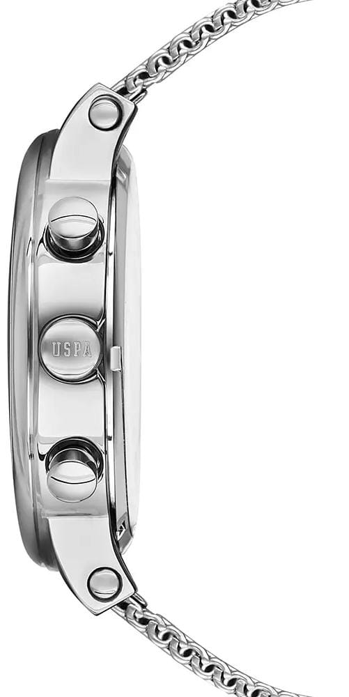 U.S. Polo Assn. U.S. Polo Assn. Crossing USPA1008-01 , наручные мужские часы фото под углом