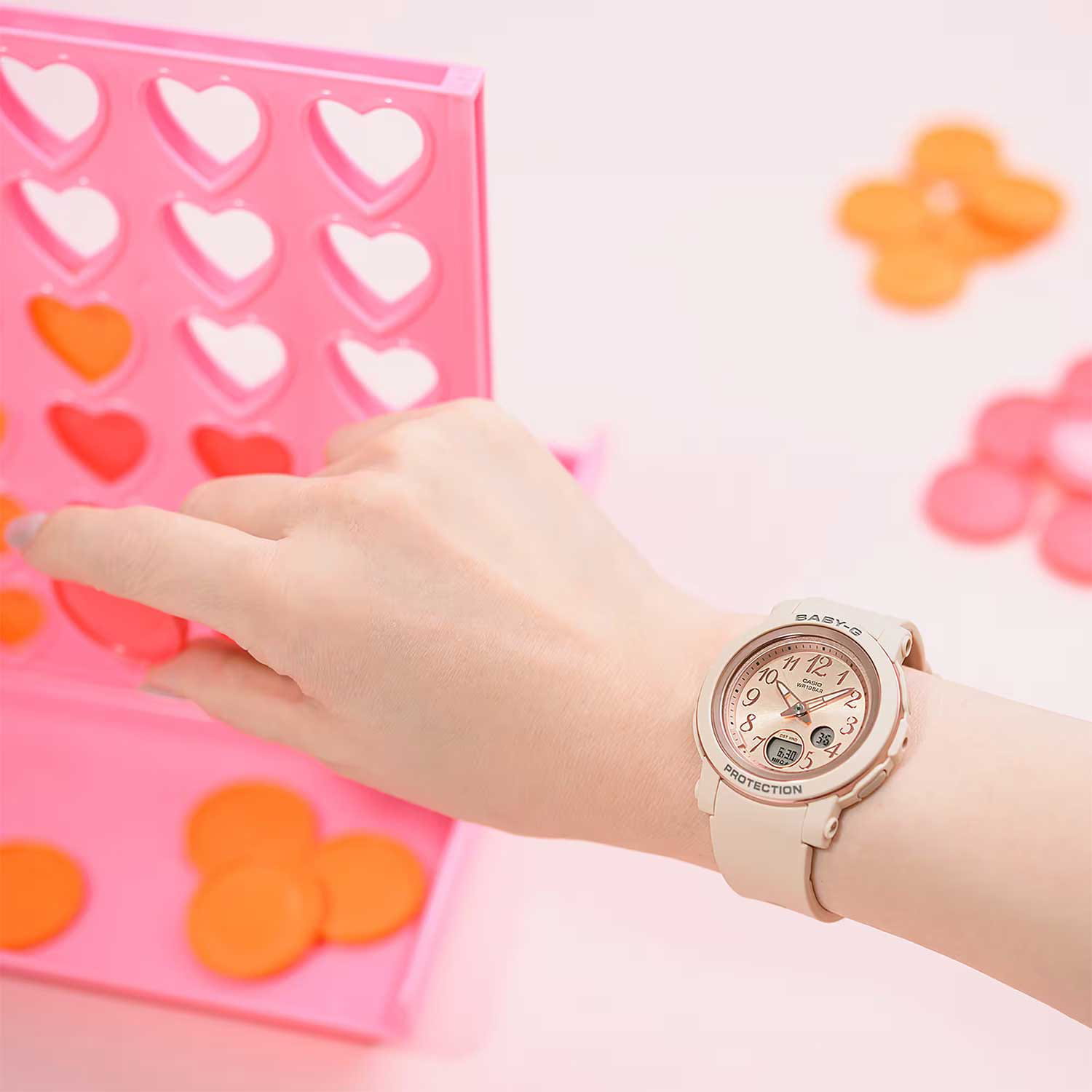 Casio Casio Baby-G BGA-290SA-4ADR (BGA-290SW-4A) , наручные женские часы фото под углом