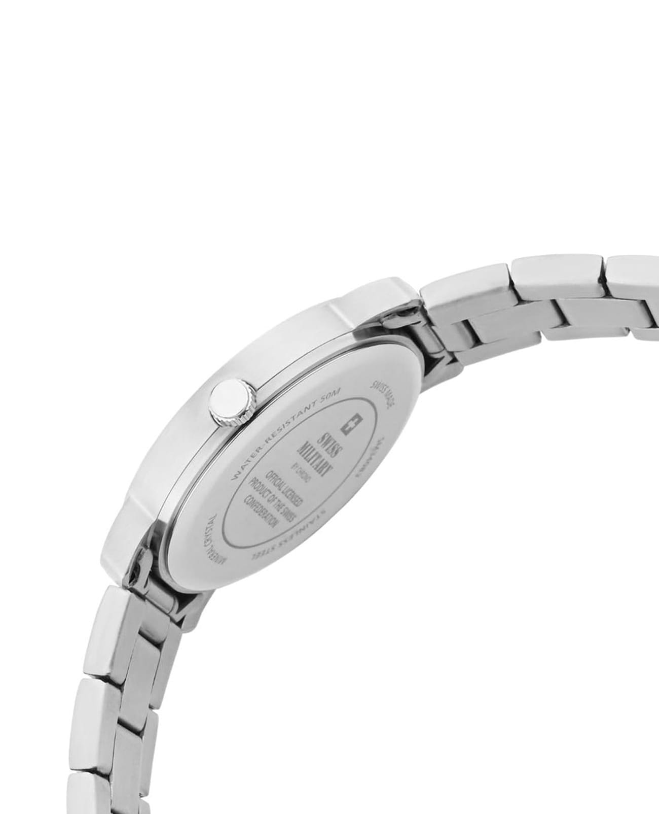 Swiss Military by Chrono Swiss Military by Chrono Sports SM34093.02,  швейцария мужские часы на браслете нержавеющая сталь боковой вид