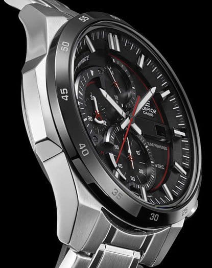 Casio Casio Edifice EQS-600DB-1A4 EQS, наручные мужские часы фото под углом