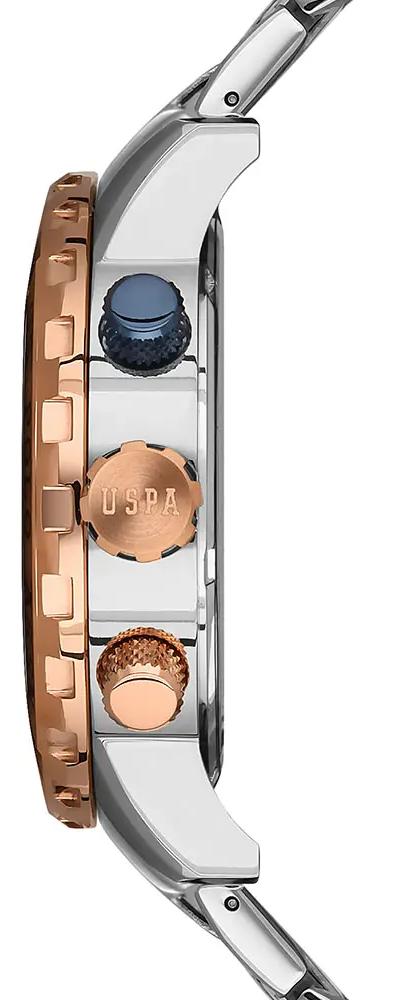 U.S. Polo Assn. U.S. Polo Assn. Crossing USPA1026-01 , наручные мужские часы фото под углом