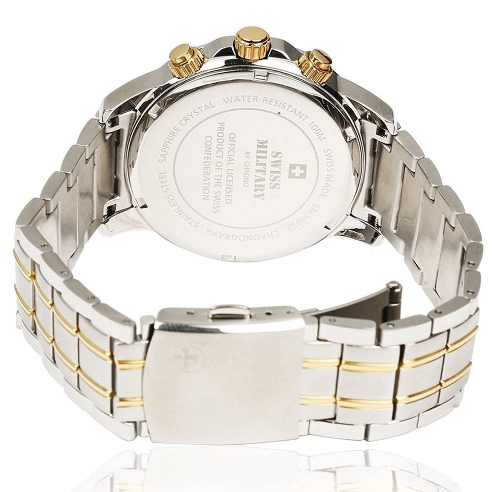 Swiss Military by Chrono Swiss Military by Chrono SM34052.04  - задняя крышка сталь металл корпуса, швейцария часы