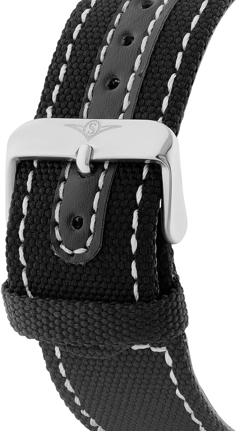 Оригинальные часы Stuhrling Stuhrling Aviator 4001.2 кварцевые калибр механизма  общий вид