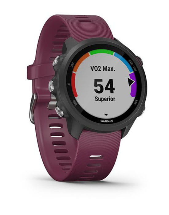 Garmin Garmin Forerunner 245 010-02120-11 электронные мужские часы часы крупный план цветной циферблата
