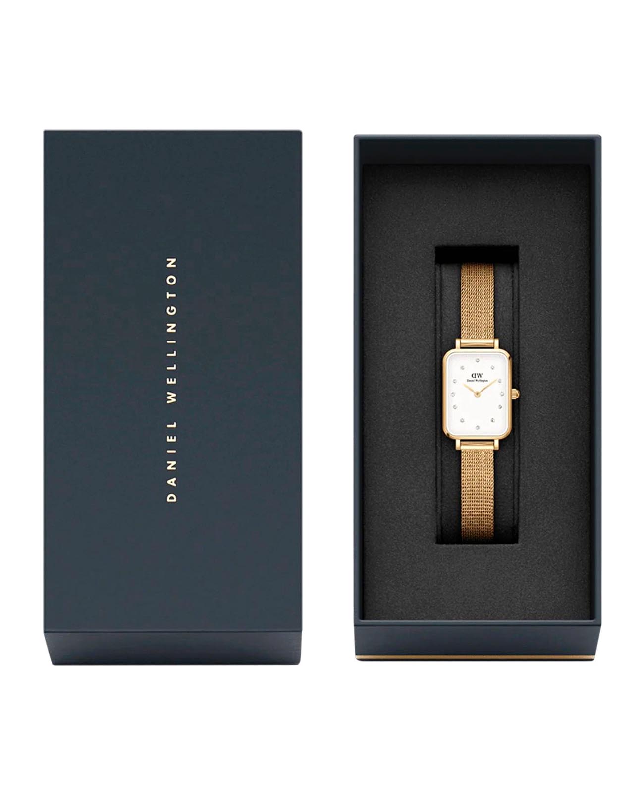 Daniel Wellington Daniel Wellington Quadro DW00100599 женские часы белый циферблат на запястье