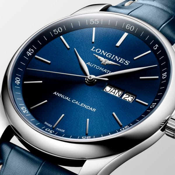 Longines Longines Master Collection L2.920.4.92.2, master collection швейцария мужские часы на браслете кожаный боковой вид