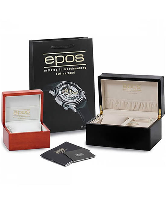 Epos Epos Diver 3441.131.20.55.30 механические мужские часы часы крупный план черный циферблата